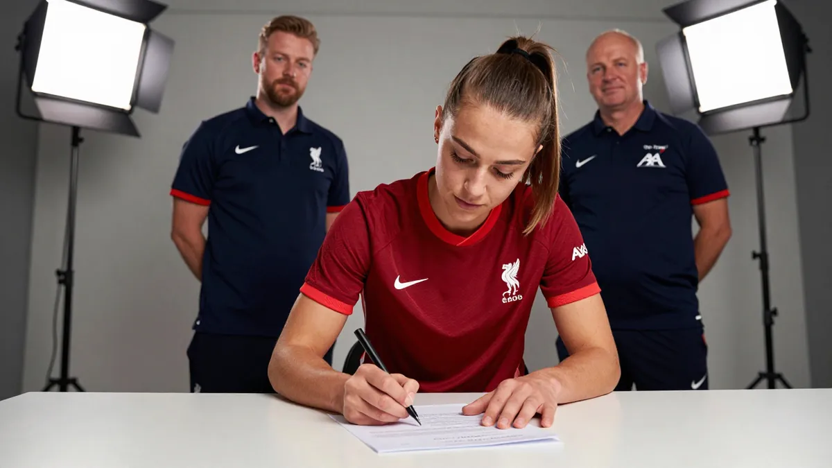 Liverpool Women forward Mia Enderby signs with elite agency The Team alongside Jess Park and Tyler Toland